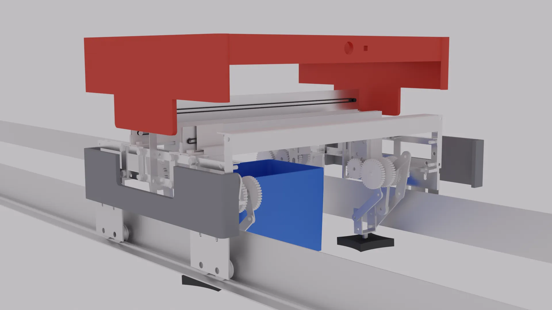 Render de prototipo funcional con sensores