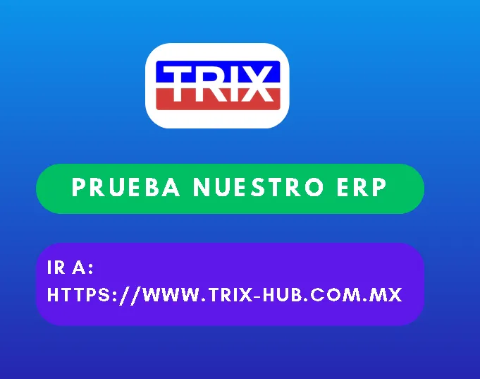 TRIX ERP como referencia de plataforma operativa